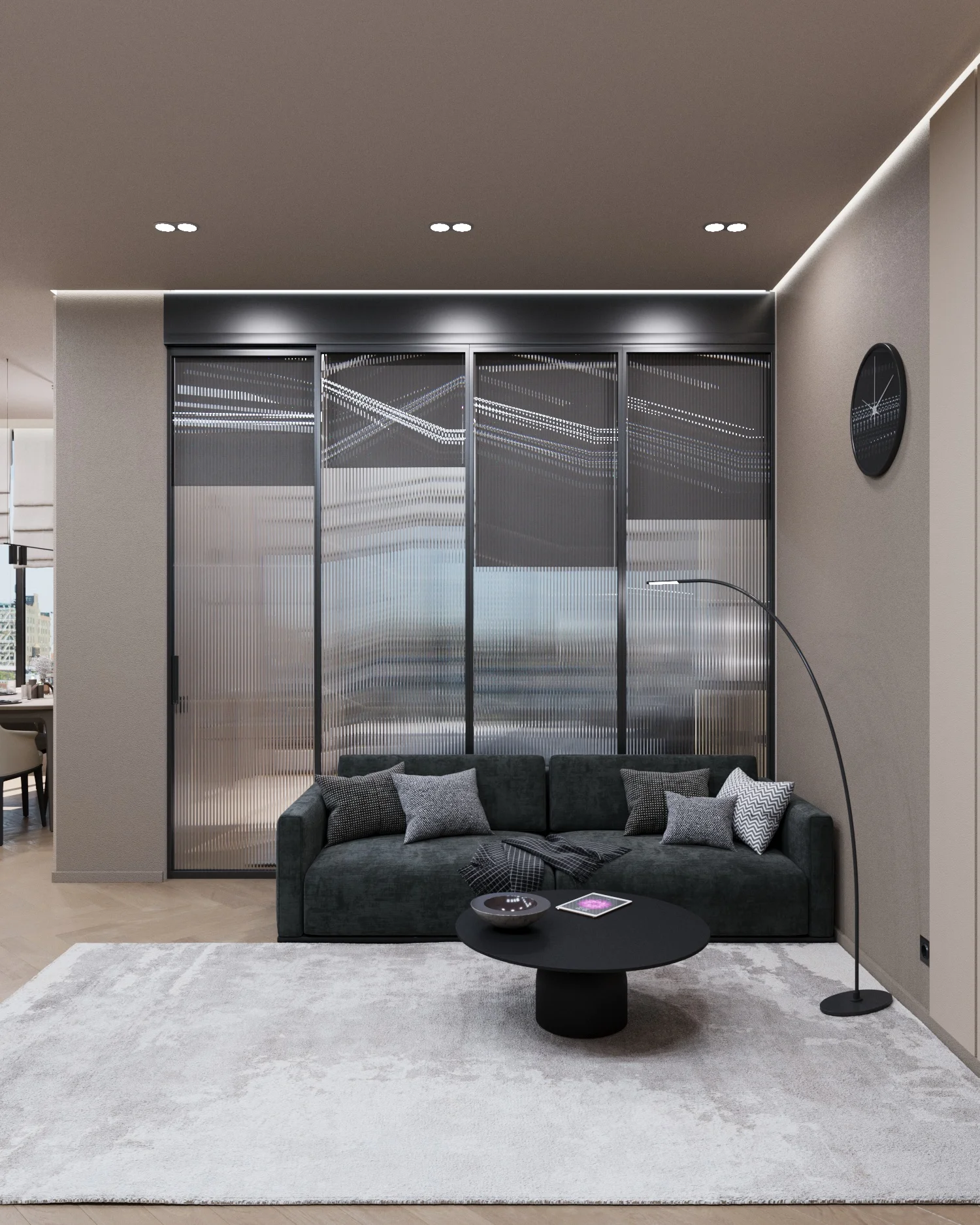 Квартира под сдачу - хай-тек - гостиная 4